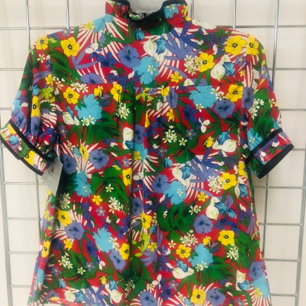 FLORAL BLOUSE - Picture 4 of 4